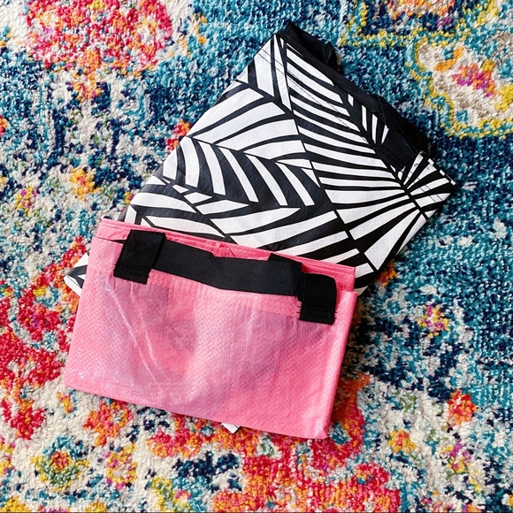 IKEA Bags Ikea Slukis Boho Tropical Leaf Pink Storage Bags 2 Poshmark